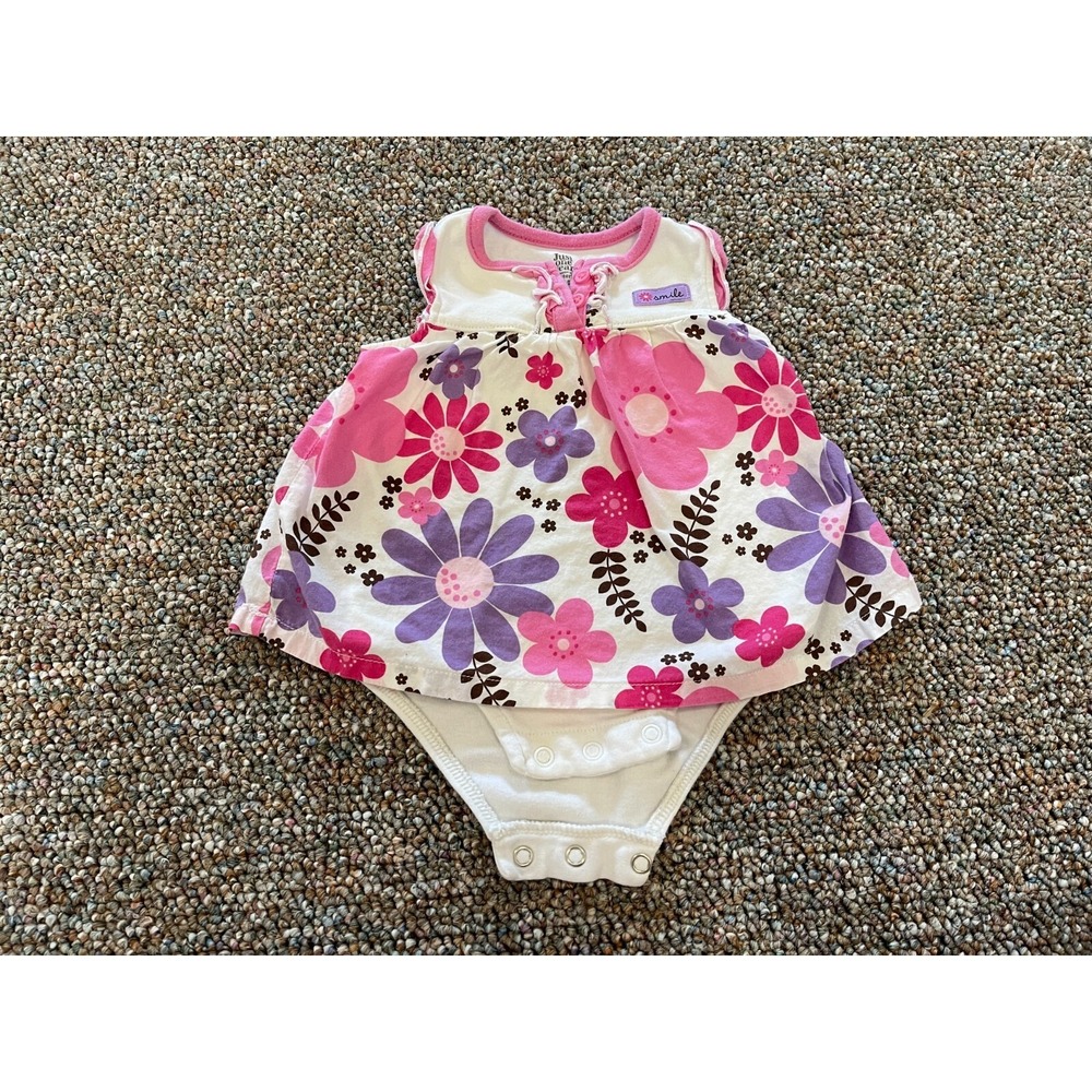 Carter's Girls Flower Dress One-Piece 3M